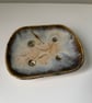 Handmade ceramic soap dish, self draining rectangular soap dish - Image 3