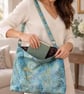 Luxury Bag - Reversible Brocade – Handmade Two-Sided Shoulder Tote Bag 34x34 cm