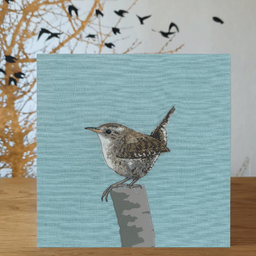 Wren card, bird cards, garden bird, blank card, bird watching, bird lover