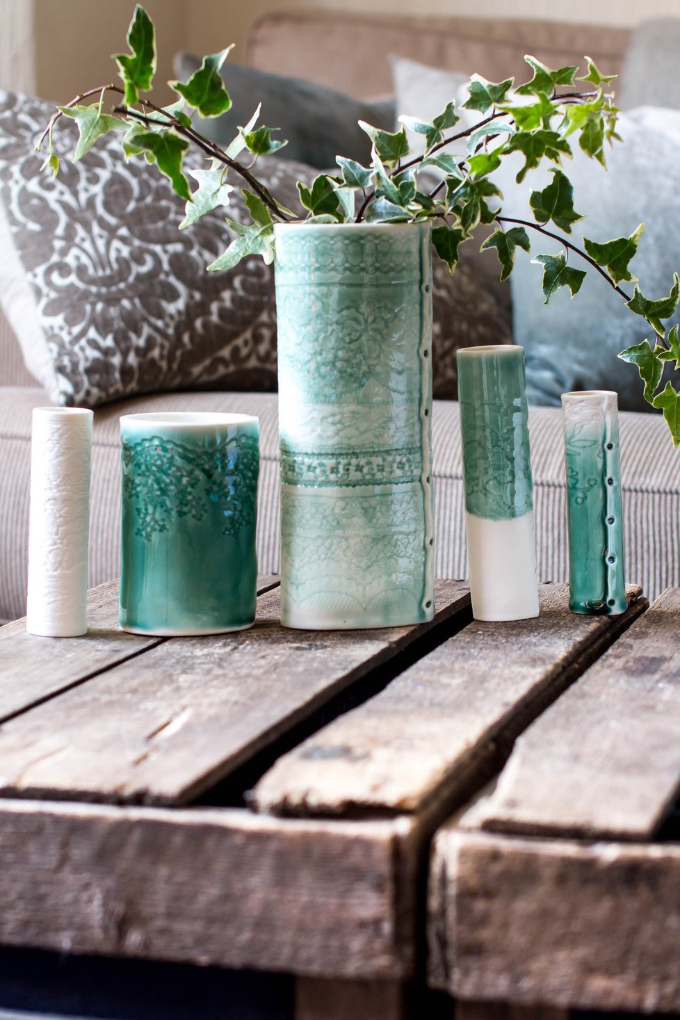 Cath Ball Stitched Ceramics