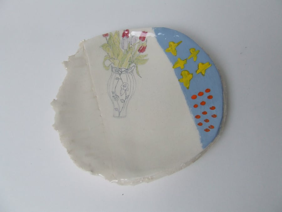 The Small Plate - Cardboard Ceramics in Spring