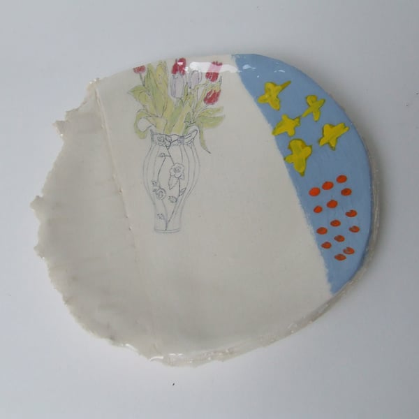 The Small Plate - Cardboard Ceramics in Spring