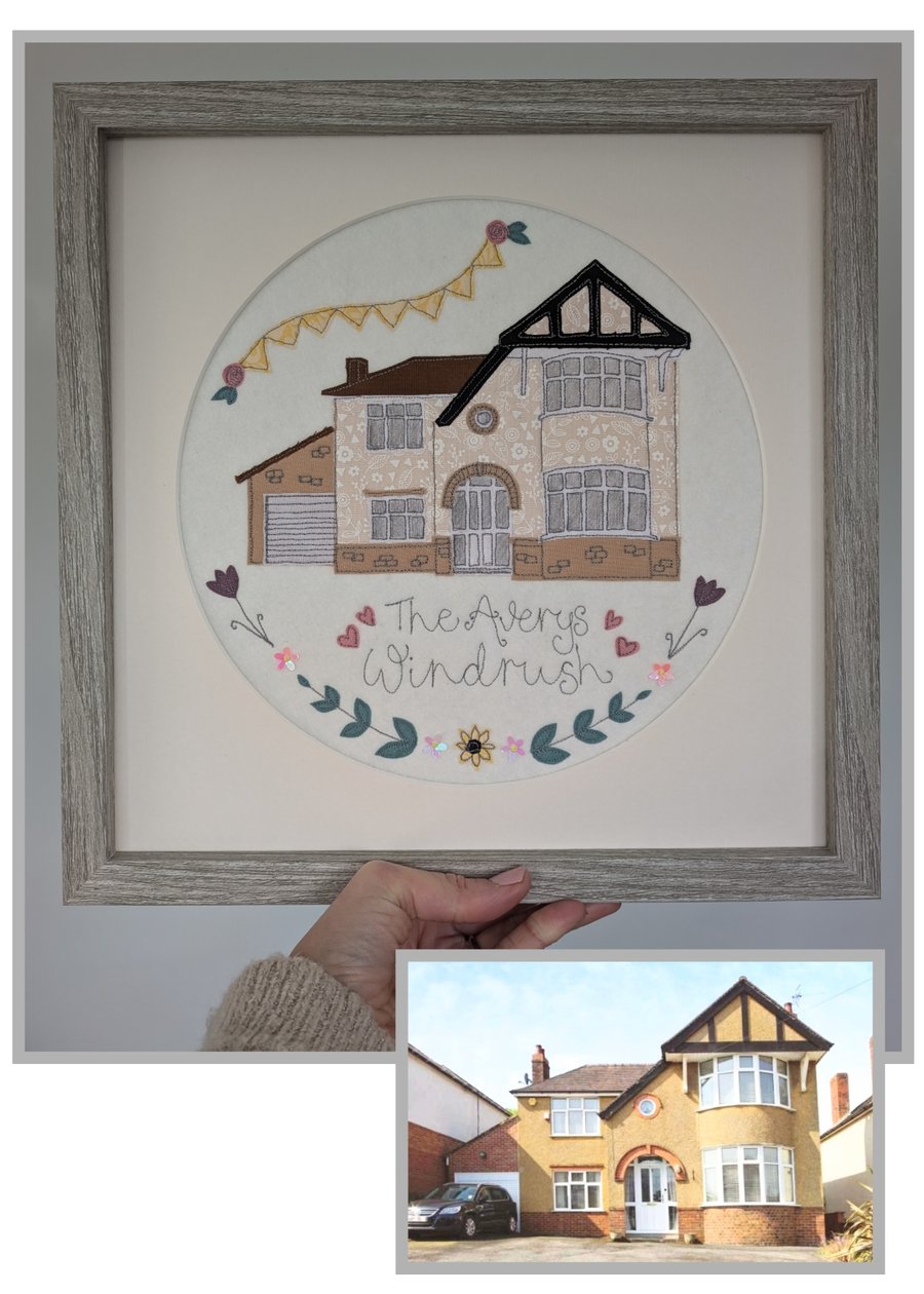 Custom house Portrait for Jackie 