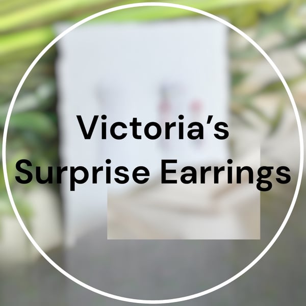 Victorias Surprise Polymer Clay Earrings - Elegant Autumn