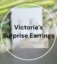 Victorias Surprise Polymer Clay Earrings - Elegant Autumn