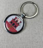 Gibraltar Flag Keyring