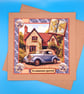 Birthday Card For Him, Decoupage, Large - Image 3