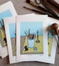 "A Useful Pot" Reduction Lino Print - Image 1