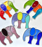 Stained Glass Elephant Suncatchers - Handmade Hanging Decoration  - Image 2