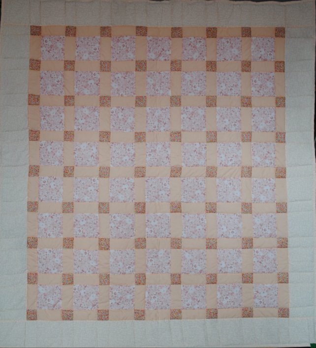 A throw quilt
