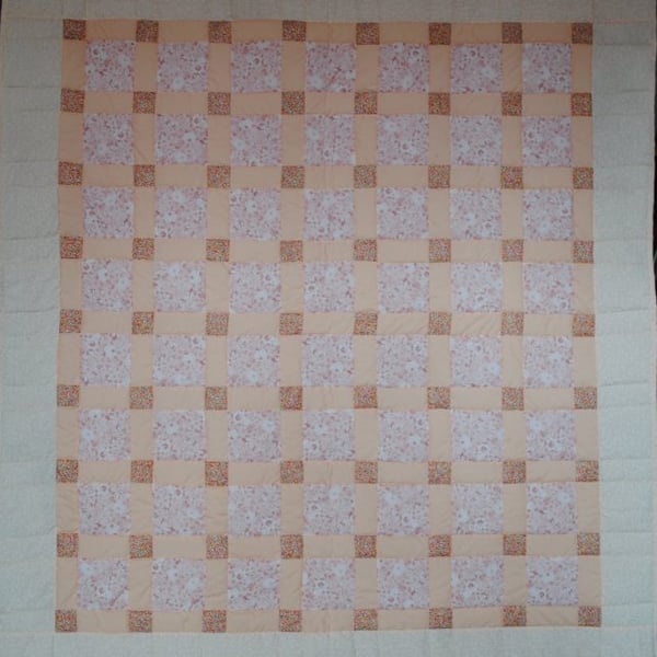 A throw quilt