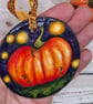 Pumpkin hanging decoration, Halloween or Autumn decor  - Image 3