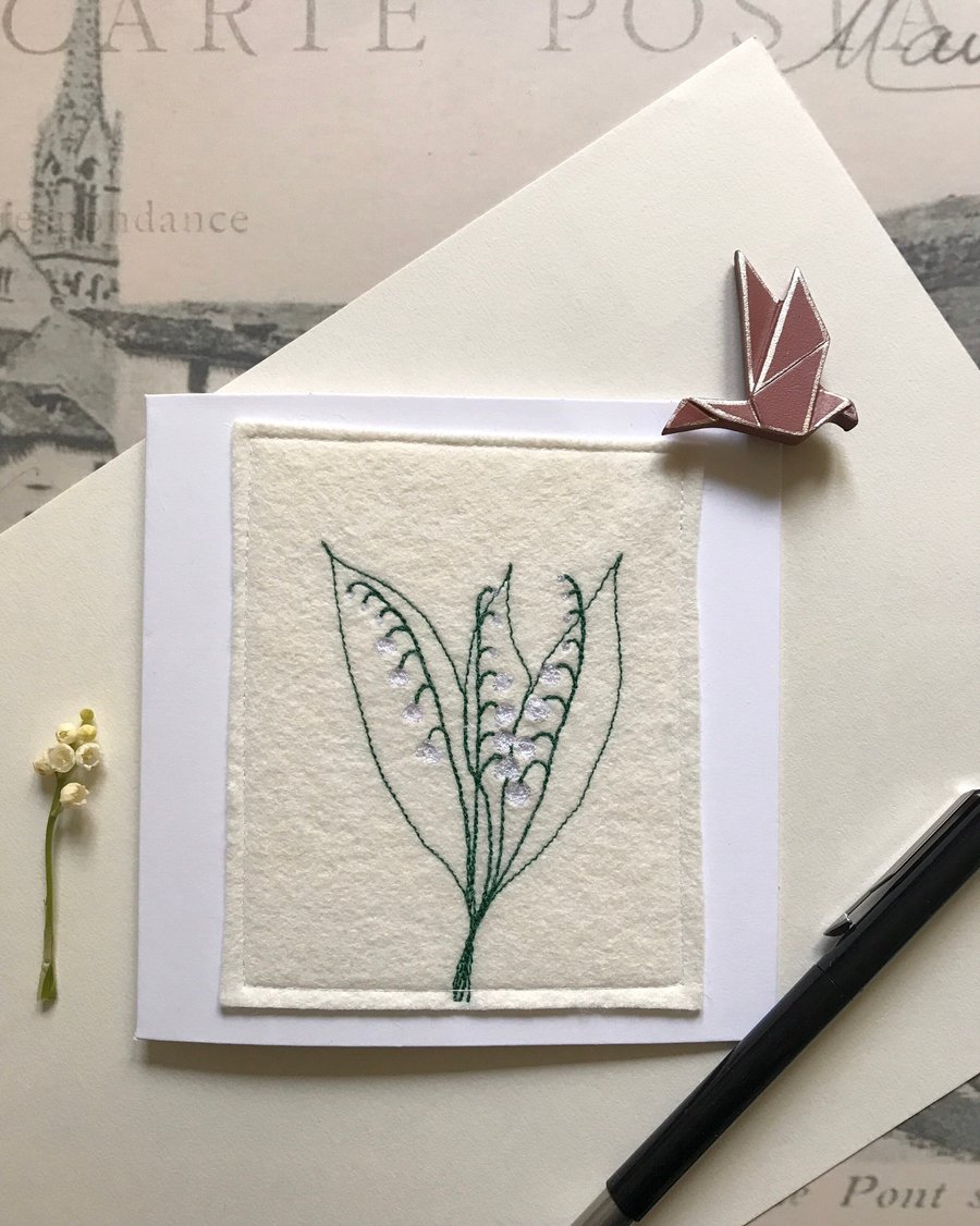 Lily of the valley card