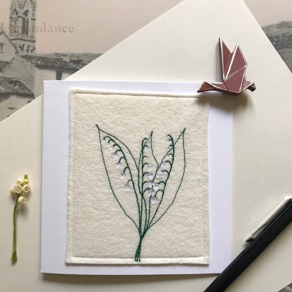 Lily of the valley card