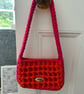 Orange and Pink Shoulder Bag