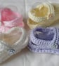 Soft and Cosy Cute Hand Knitted Baby Crocs 0-3 months or 3-6 months - Image 1