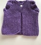 Baby cardigan with short ruffle sleeves - Image 1