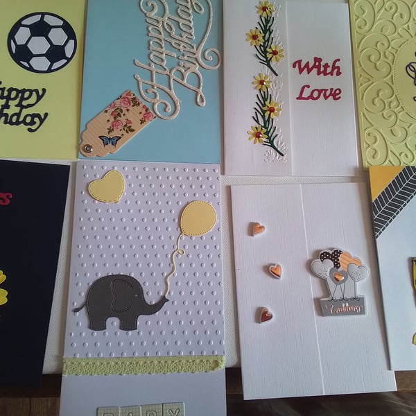 Set of 8 cards. Ref 538. Summer seconds