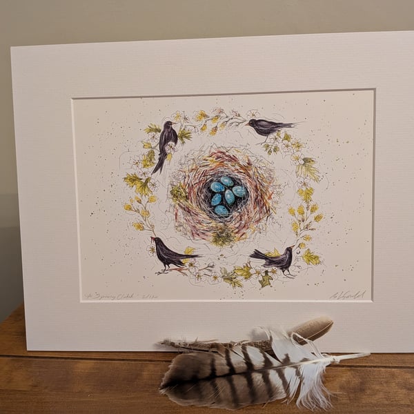 A Spring Clutch, an A5 or A4 limited edition signed print 