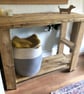 Rustic Vanity Unit Console Table Farmhouse Style THE TARRANT - Image 10