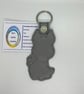 Embroidered Donkey Keyring  - Image 2