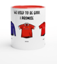 Manchester United Funny Mug - Football Kits Through The Ages