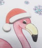 Christmas Flamingo Card - Image 5