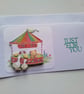 Any occasion card. 'Just for you' card. Handmade card. Funfair. Ref 011.  - Image 8