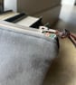 Vintage Godshill tapestry large soft pouch with reclaimed floral lining - Image 8