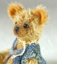 Woody, a 6" collectable mohair bear with a knitted waistcoat - Image 4
