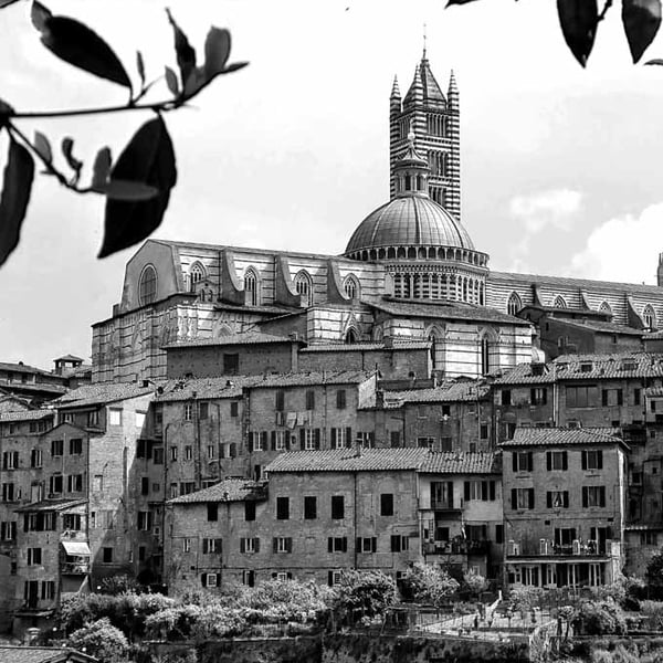 Siena Skyline Cityscape Tuscany Italy Photograph Print