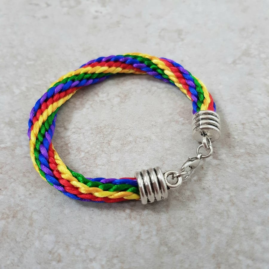Pride Bracelet, LGBT Jewellery, Rainbow Bracelet