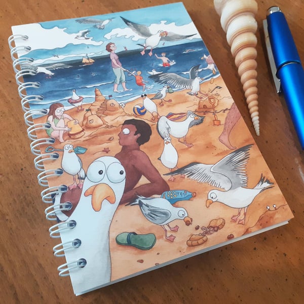 Sneaky Seagulls Notebook