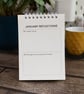 Personalised 2027 Mini Colouring Desk Calendar with Journal Prompts - Image 3