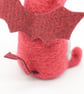 Woolly Dragon - Needle Felted Handmade Decoration - Image 6