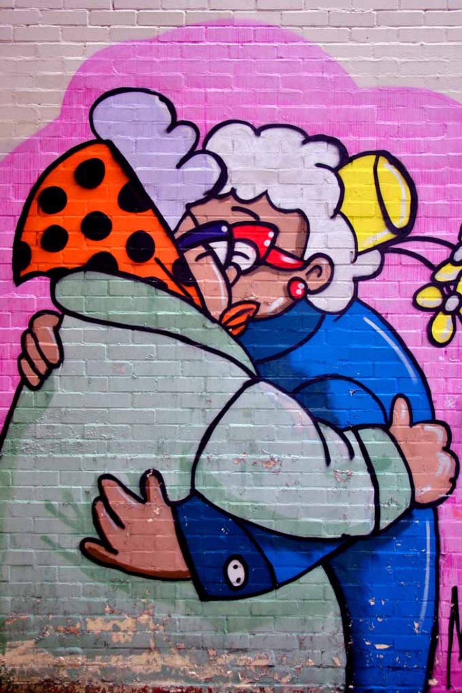 Street Art Graffiti Mural Digbeth Birmingham UK Photograph Print