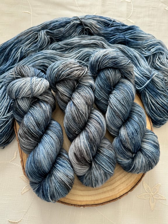 CLEARANCE: Hand Dyed Yarn, 4ply Merino Nylon 