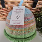 Baby Boys Knotted Fairisle Hand Knitted Pixie Hat 6-12 months size
