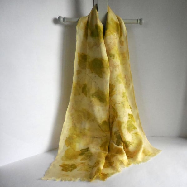 ECO BOTANICAL PRINTED LINEN SCARF