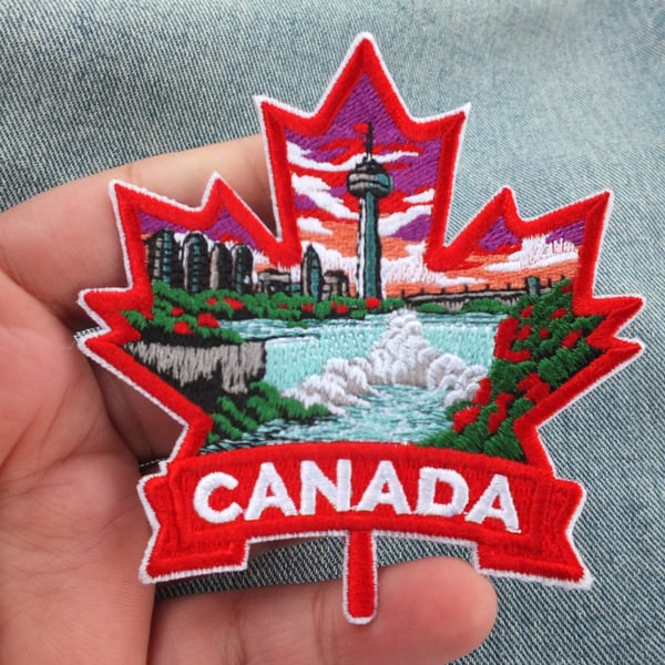 Niagara Falls Canada Embroidered Patch Iron On Sew On Badge