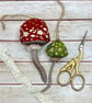 Spun Cotton Vintage Mushroom Pair - Image 4