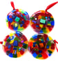 Swirl Decoration Rainbow Fused Glass Lightcatcher  - Image 3
