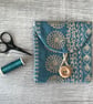 Embroidered Button Purse Pouch  - Image 3