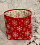 Christmas fabric basket - Image 1