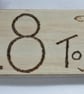 18th birthday key of the door celebration of coming of age & wooden tag. - Image 3