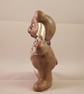 Ceramic Hand Painted Keepsake February Birthstone Bear Animal Figurine Ornament. - Image 2