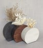 Trio of Dried Flower Vases Upcycled Pallet Wood Bud Vase Set