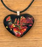 Multi Coloured Heart Pendant