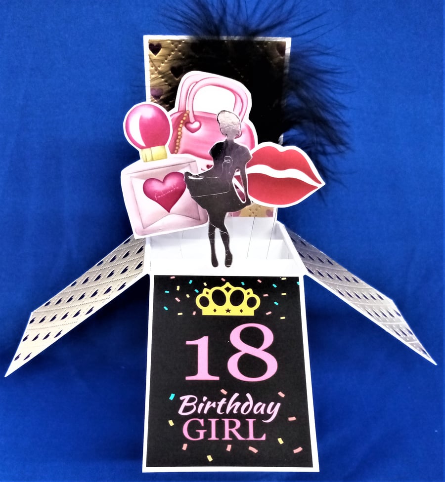 Ladies 18th Birthday Card