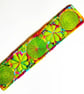 Handmade Embroidered Fabric Bookmark Textile Art Book Lover Gift 